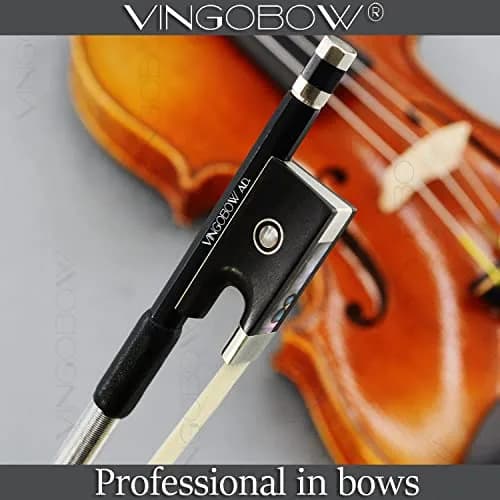 VINGOBOW Carbon Fiber Violin Bow 3/4 Size 69cm | Advanced Performance with Natural Horsehair thumbnail 7