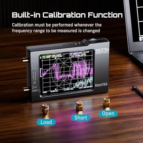 Seesii Nanovna-H Vector Network Analyzer,HW3.7 9KHz-1.5GHz, Portable Antenna & RF Test Tool thumbnail 6