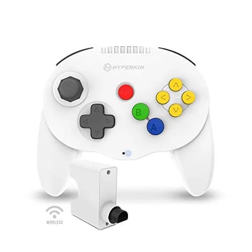 Hyperkin Admiral Wireless BT Controller for Nintendo 64 | Ergonomic, High-Performance, 6-Hour Battery (White) thumbnail 3
