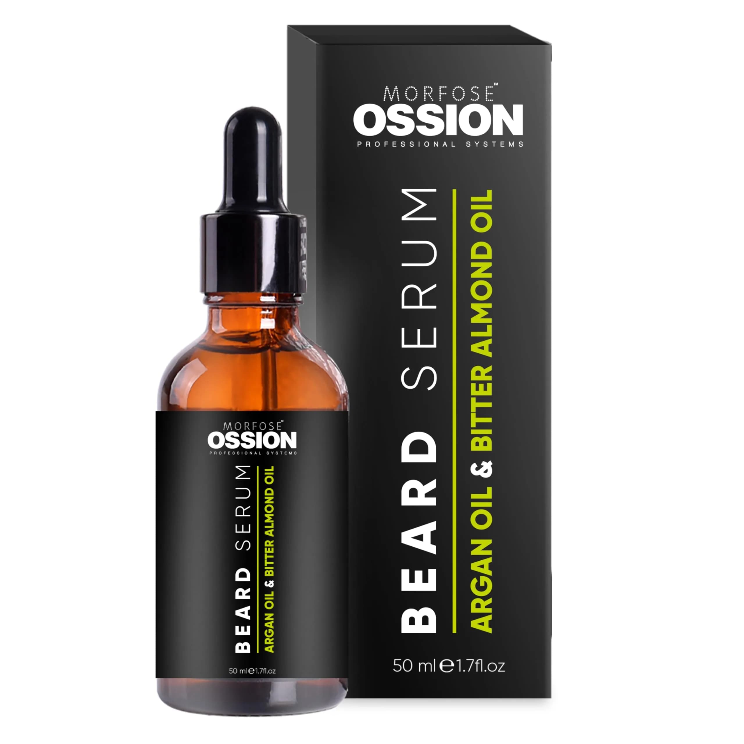 Morfose Ossion Beard Growth Serum for Men | Fast Absorbing Follicle Treatment 50 ml