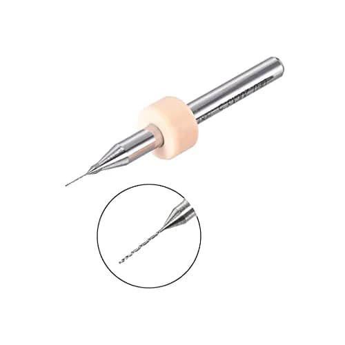 uxcell 0.2mm Tungsten Carbide PCB Drill Bits Set | 10 Pcs 1/8" Shank thumbnail 4