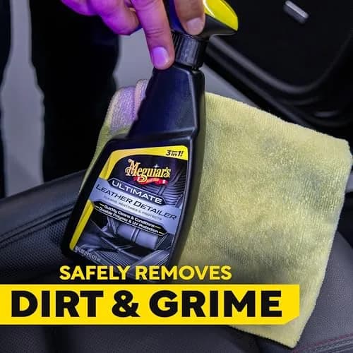 Meguiar's Ultimate Leather Detailer 473ml (16 Oz) | Cleans, Conditions & Protects Leather thumbnail 4