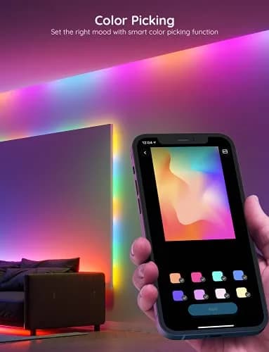 Govee RGBIC LED Strip Lights 10m (32.8ft) | Smart App Control for Bedroom, Kitchen, Party thumbnail 6
