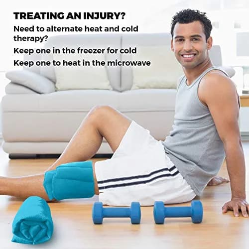 ComfortCloud Microwavable Heating Pad 7x22 Inch (17.78x55.88 cm) | Natural Moist Heat Therapy for Back Pain thumbnail 6