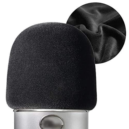 YOUSHARES Blue Yeti Windscreen with Flocking Surface | Professional Mic Pop Filter for Blue Yeti & Yeti Pro Microphones thumbnail 1