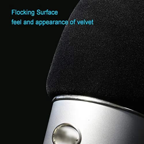 YOUSHARES Blue Yeti Windscreen with Flocking Surface | Professional Mic Pop Filter for Blue Yeti & Yeti Pro Microphones thumbnail 2
