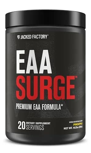 Jacked Factory EAA Surge Essential Amino Acids Powder | Supports Muscle Growth & Recovery in India thumbnail 1