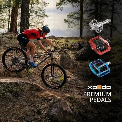 Xpedo Spry Flat Bike Pedals 101x106mm | Ultralight Magnesium, Blue Ray, 28 Pins thumbnail 5
