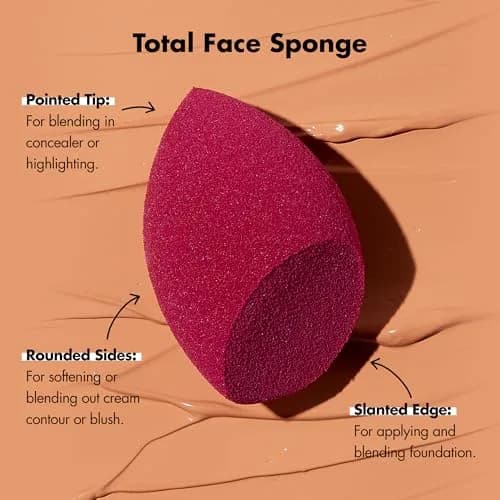 e.l.f. Total Face Blending Sponge Pink | 9g (0.317 oz) thumbnail 2