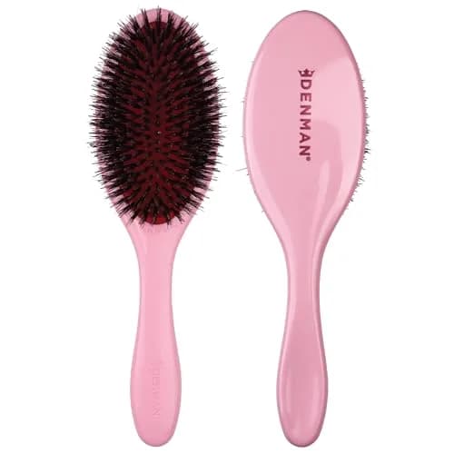 Denman Boar Bristle Hair Brush Pink Crush D81M | Smoothing, Shine, Detangling for All Hair Types thumbnail 1
