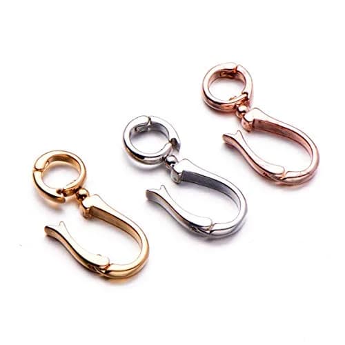 Zpsolution Swivel Bails for Pendants, Dual Ended Connector Charm | Interchangeable Jewelry Clasp (70-120 chars) thumbnail 6