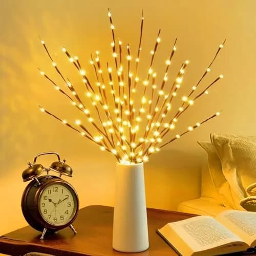DK177 2 Pack Led Branch Light Battery Operated Lighted Branch Vase Filler 30 Inch | Warm White Indoor & Outdoor Decor thumbnail 2