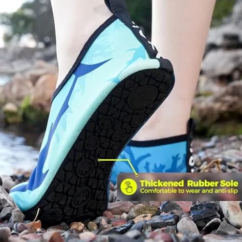 JOTO Quick-Dry Water Shoes for Women & Men | 25cm (9.8 inches) | Breathable Aqua Socks with Non-Slip Sole thumbnail 3