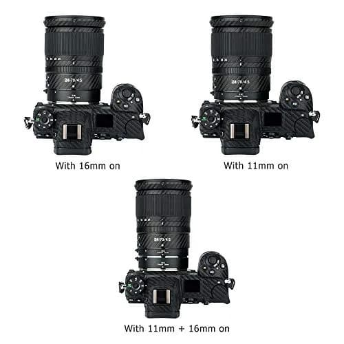 JJC Auto Focus Macro Extension Tube Set 11mm+16mm for Nikon Z Mount Cameras | Converts Lenses for Macro Photography thumbnail 5