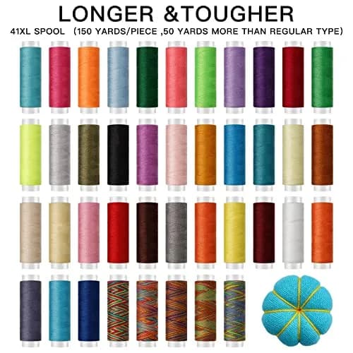 Marcoon Large Sewing Kit, 200 Premium Supplies, 41 XL Thread Spools | Perfect for Travel, Beginners, DIY thumbnail 3