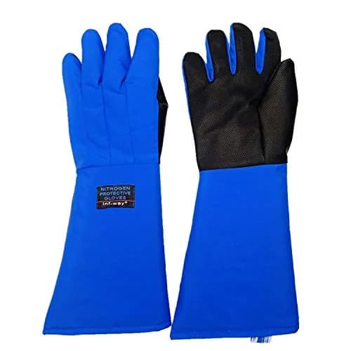 Inf-way Black Elbow Length/19" Cryogenic Gloves - Certified for Extreme Cold Protection thumbnail 1