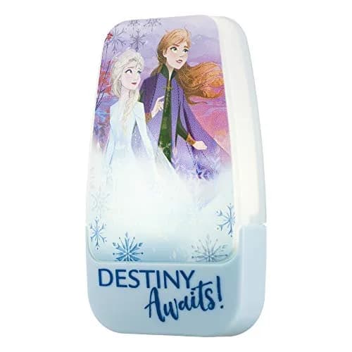 Disney Frozen 45670 LED Night Light, Anna & Elsa, Plug-in | Light-Sensing, Energy-Efficient thumbnail 1