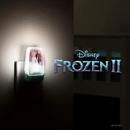 Disney Frozen 45670 LED Night Light, Anna & Elsa, Plug-in | Light-Sensing, Energy-Efficient thumbnail 2