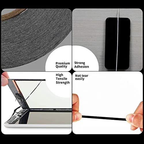 Kaisiking 2mm LCD Repair Tape for Phone Screen | Waterproof Adhesive Tape with Tweezers, 50M thumbnail 4
