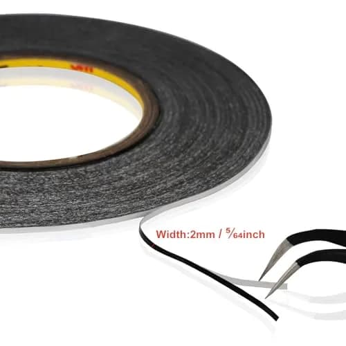 Kaisiking 2mm LCD Repair Tape for Phone Screen | Waterproof Adhesive Tape with Tweezers, 50M thumbnail 2