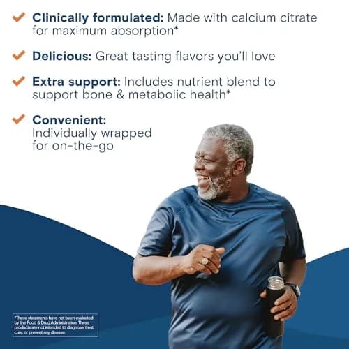 Bariatric Fusion Calcium Soft Chews, Cran-Grape | Bone Support & Energy Boost, 60 Count thumbnail 6