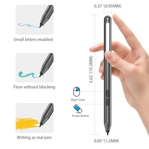 hacey Stylus Pen for HP Laptops | 1024 Pressure Levels, 2-Year Battery thumbnail 4