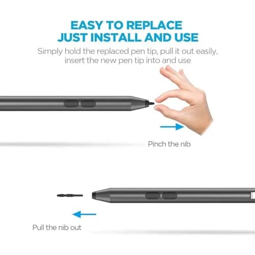 hacey Stylus Pen for HP Laptops | 1024 Pressure Levels, 2-Year Battery thumbnail 6