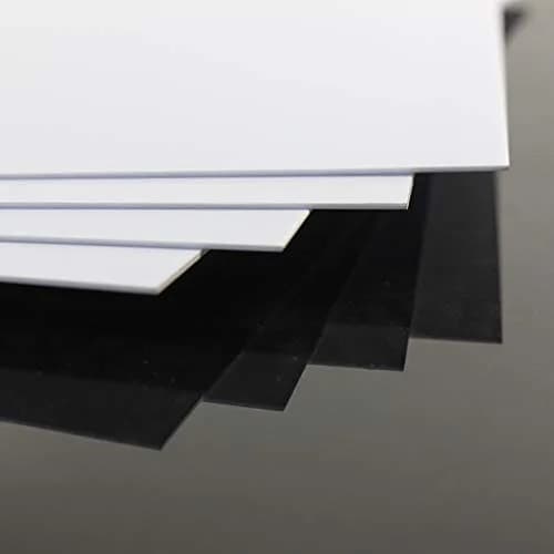 Evemodel White ABS Sheets 4pcs 1mm Thickness 200mm x 250mm | Model Train & Building Use thumbnail 1