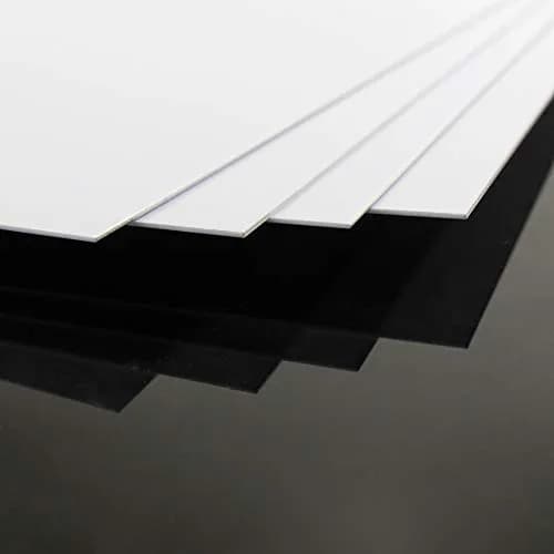 Evemodel White ABS Sheets 4pcs 1mm Thickness 200mm x 250mm | Model Train & Building Use thumbnail 6