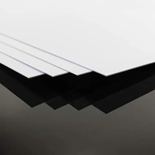 Evemodel White ABS Sheets 4pcs 1mm Thickness 200mm x 250mm | Model Train & Building Use thumbnail 3