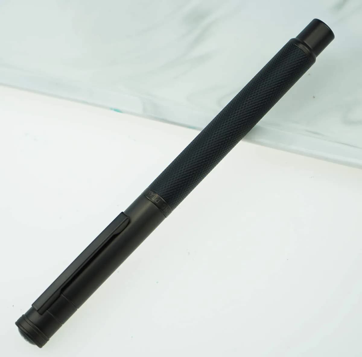 erofa Black Forest Fountain Pen Titanium Black Bent Nib 138mm (5.43in) | Calligraphy Gift Pen - view 5