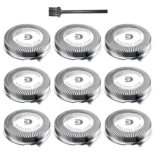 tuokiy SH30 Replacement Heads for Philips Norelco Shavers Series 1000, 2000, 3000 (9-Pack) thumbnail 1