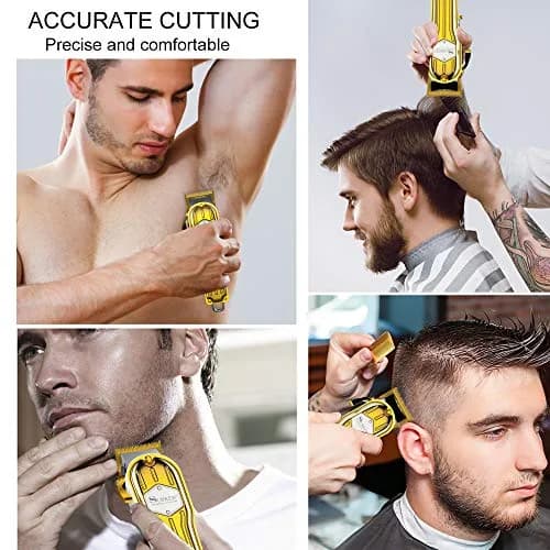SURKER Professional Hair Clippers for Men - Rechargeable Cordless Beard Trimmer Grooming Kit with 8 Guide Combs | 240 Min Runtime thumbnail 5
