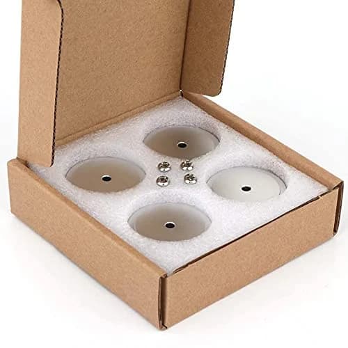 Monosaudio Silver 4pcs CE_ACCESSORY Load 400KG Anti Vibration Pads 40 x 20mm thumbnail 7
