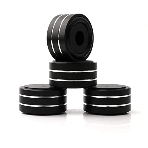 Monosaudio 4Pcs Aluminum Speaker Isolation Feet 40mm x 20mm | Load 400KG Anti Vibration Pads thumbnail 5