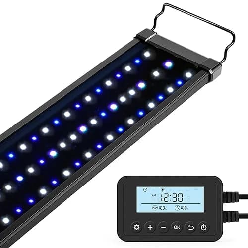 NICREW ClassicLED Marine Saltwater Aquarium Light, 20W for 18–24 inch Tanks | Full Spectrum with Day/Night Cycle thumbnail 1