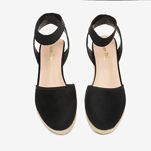 DREAM PAIRS Women's Ankle Strap Wedge Sandals 10 | Stylish Comfort for Summer (70-120 chars) thumbnail 2