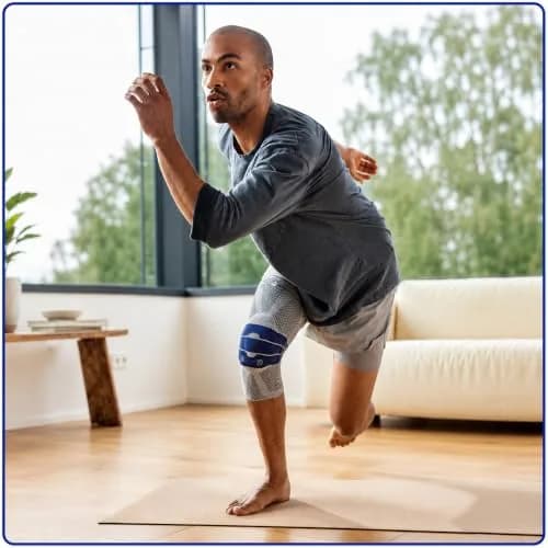 Bauerfeind GenuTrain Knee Support Brace (New Version) Size 3C Titanium | FDA Approved Medical Grade Support for Pain Relief & Stabilization thumbnail 7
