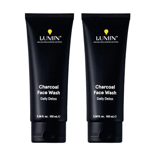 Lumin Charcoal Face Wash for Men | Daily Detox & Pore Cleansing | 2 Pack thumbnail 1
