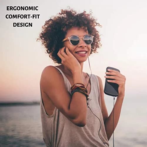 PHILIPS Wired Earbuds with Microphone, White | Ergonomic Comfort-Fit In-Ear Headphones with Mic for Cell Phones, Bass Clear Sound thumbnail 3