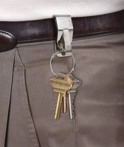Lucky Line Secure-A-Key CLIP ON for Wide Belts 5 Pack | Double-Locking Security (70-120 chars) thumbnail 4