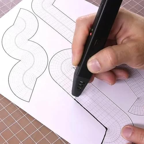 MYNT3D Super 3D Pen, 1.75mm ABS & PLA Compatible | Ergonomic, Clog-Proof, 3 Colors thumbnail 2