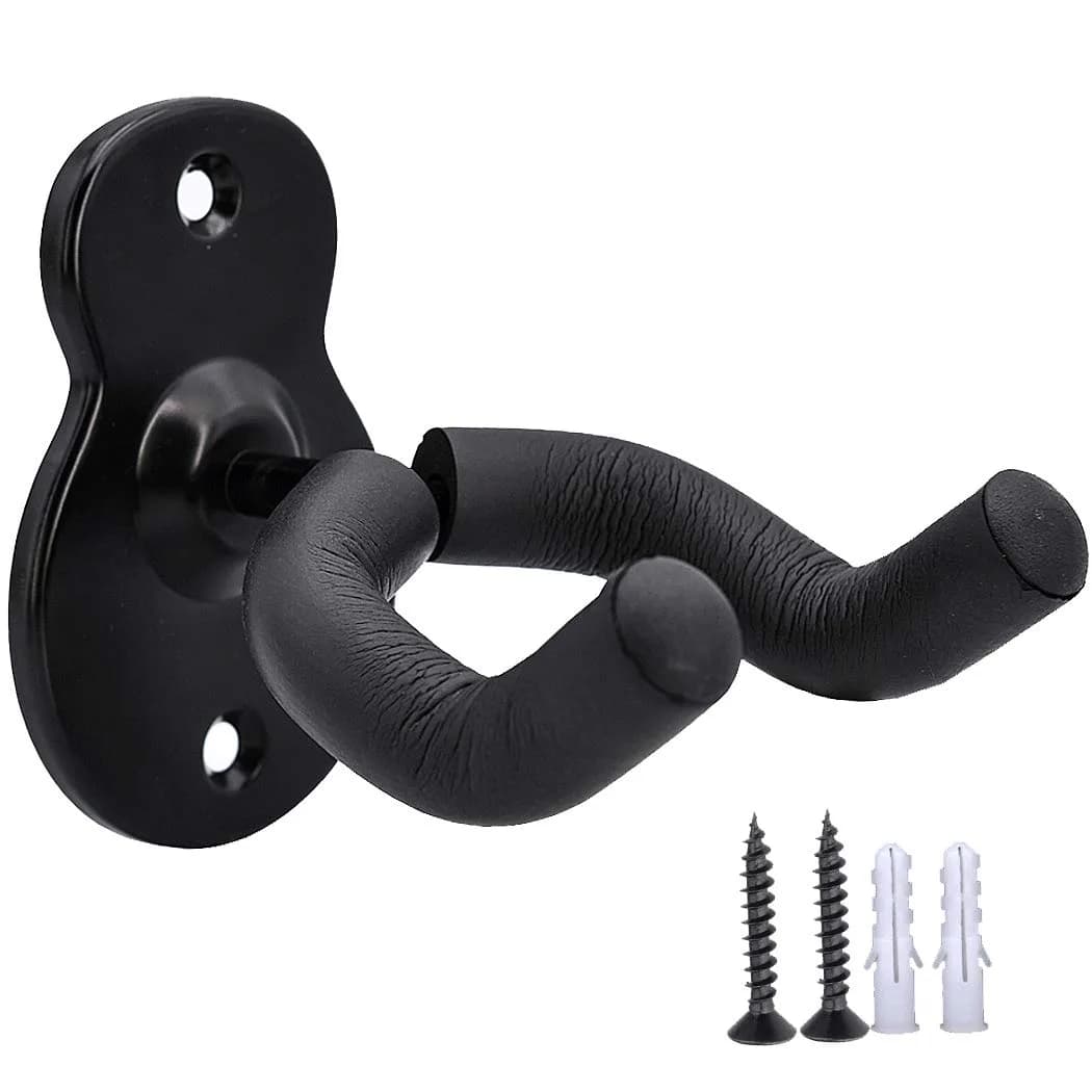 Sound harbor Guitar Wall Mount Hanger for All Guitar Sizes | Deep 'U' Cradle for Secure Display (70-120 chars)