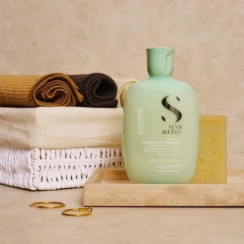 ALFAPARF MILANO Semi di Lino Scalp Sulfate Free Shampoo for Sensitive Skin | Gentle Micellar Cleanse, Soothes Itching, Supports Scalp Balance, Protects Color (8.45 Fl Oz) thumbnail 4