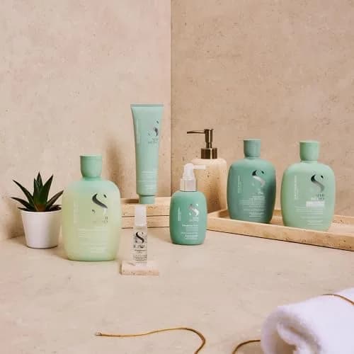 ALFAPARF MILANO Semi di Lino Scalp Sulfate Free Shampoo for Sensitive Skin | Gentle Micellar Cleanse, Soothes Itching, Supports Scalp Balance, Protects Color (8.45 Fl Oz) thumbnail 5