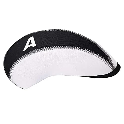CRAFTSMAN GOLF White & Black 11pcs Neoprene Iron Headcover Set with Large Numbers | Protects Irons from Damage thumbnail 3