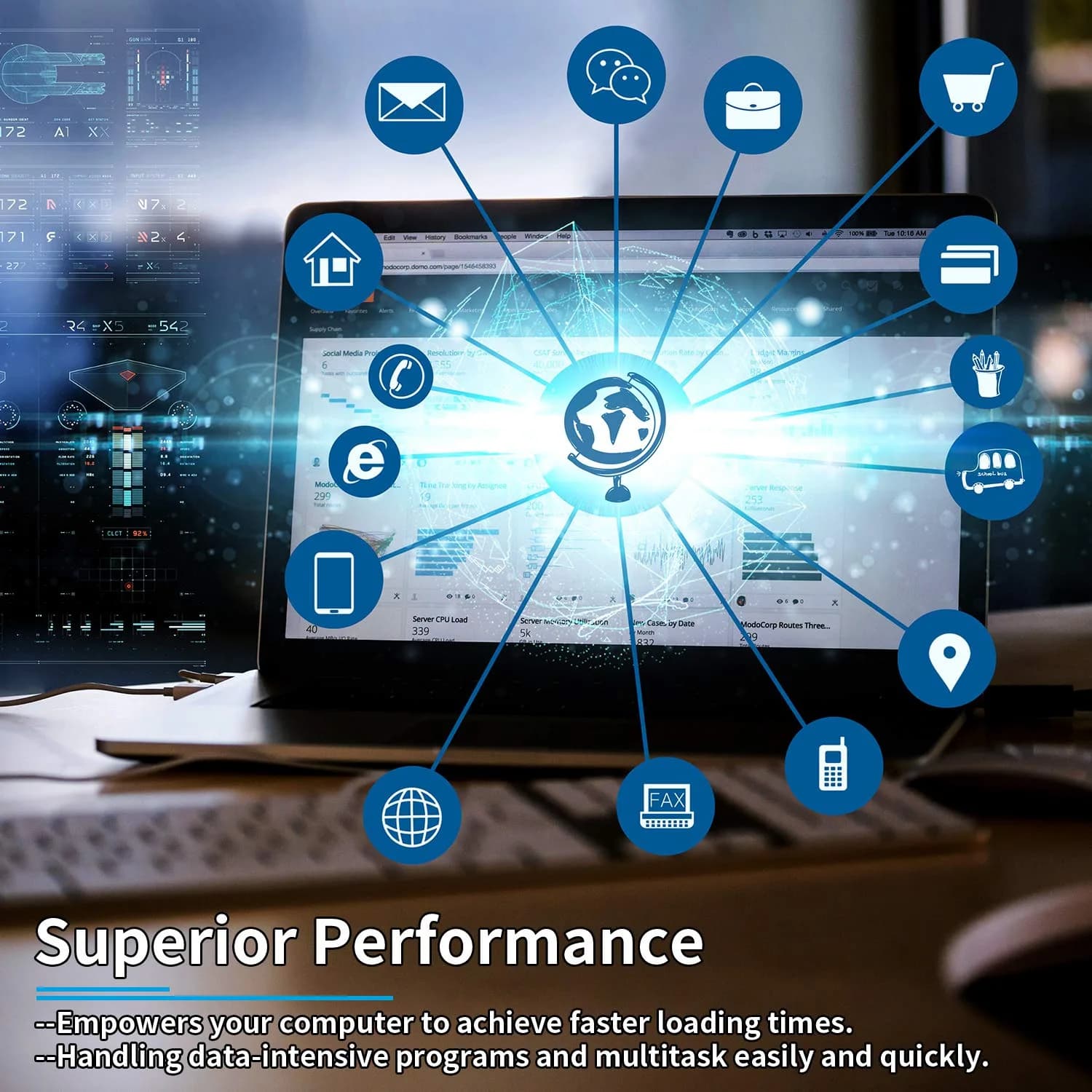 D DUOMEIQI DDR2 4GB (2x2GB) 667MHz SODIMM RAM | Accelerates Laptop Performance - view 4