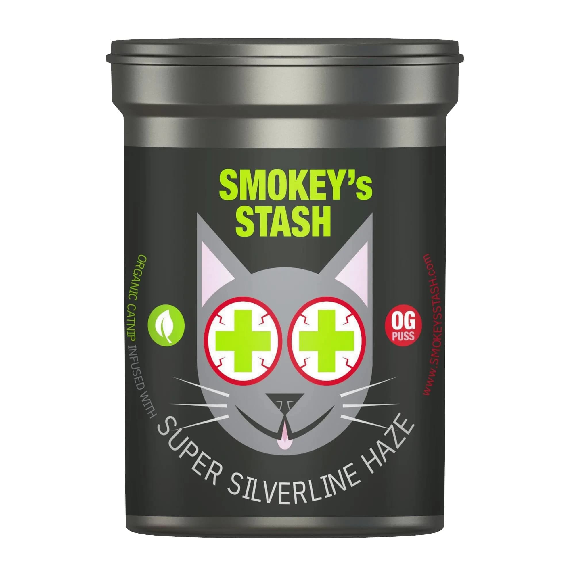 Smokey's Stash Silvervine Haze Potent Catnip and Silver Vine Blend for Cats (18g)