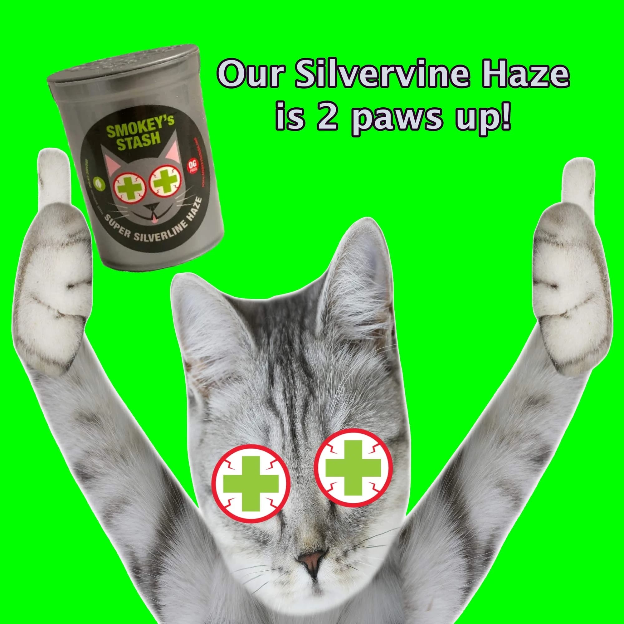 Smokey's Stash Silvervine Haze Potent Catnip and Silver Vine Blend for Cats (18g) - view 5