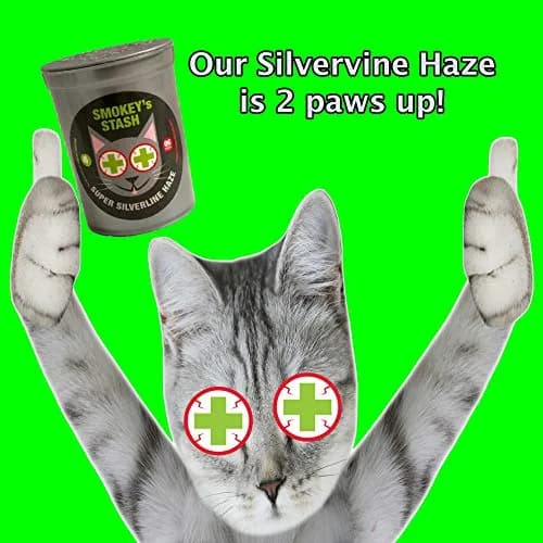 Smokey's Stash Silvervine Haze Potent Catnip and Silver Vine Blend for Cats (18g) thumbnail 5